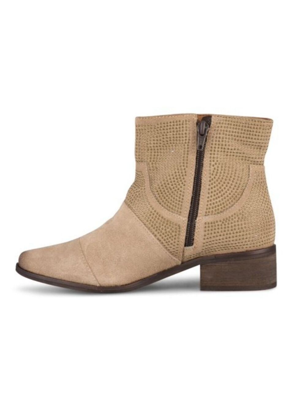 Anthropologie Klub Nico Zola Suede Bootie Size 9 (color oatmeal) NWOT